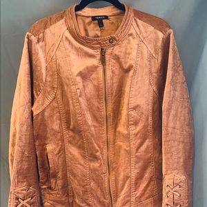 Torrid Pink velour jacket